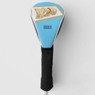 Funda Para Palo De Golf Jiaozi / Chinese dumplings cartoon illustration