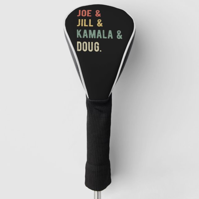 Funda Para Palo De Golf Joe & Jill & Kamala & Doug I (Anverso)