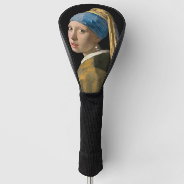 Funda Para Palo De Golf Johannes Vermeer, Chica de Pearl Earring (Anverso)