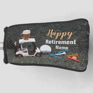 Funda Para Palo De Golf Jubilación feliz de golf con carros de cerveza Na