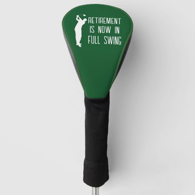 Funda Para Palo De Golf Jubilación Golfer Cumpleaños jubilado feliz jubila (Anverso)