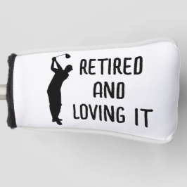 Funda Para Palo De Golf Jubilación Golfer Cumpleaños jubilado feliz jubila