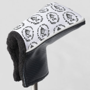 Funda Para Palo De Golf Juega Alrededor Descubre Patrón Antiguo Golfista D