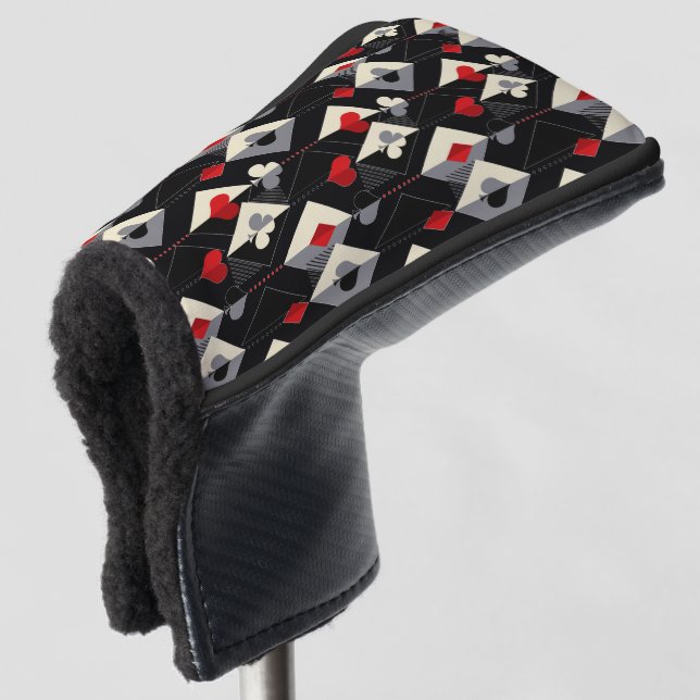 Funda Para Palo De Golf Juego de cartas en el póker. (Anverso 3/4)