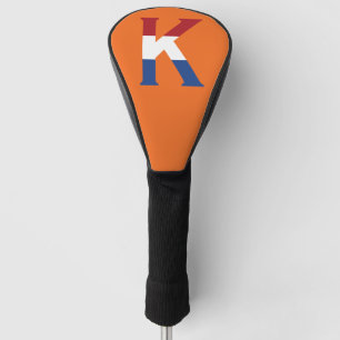 Funda Para Palo De Golf K Monograma sobrepuesto en la bandera de la LND en
