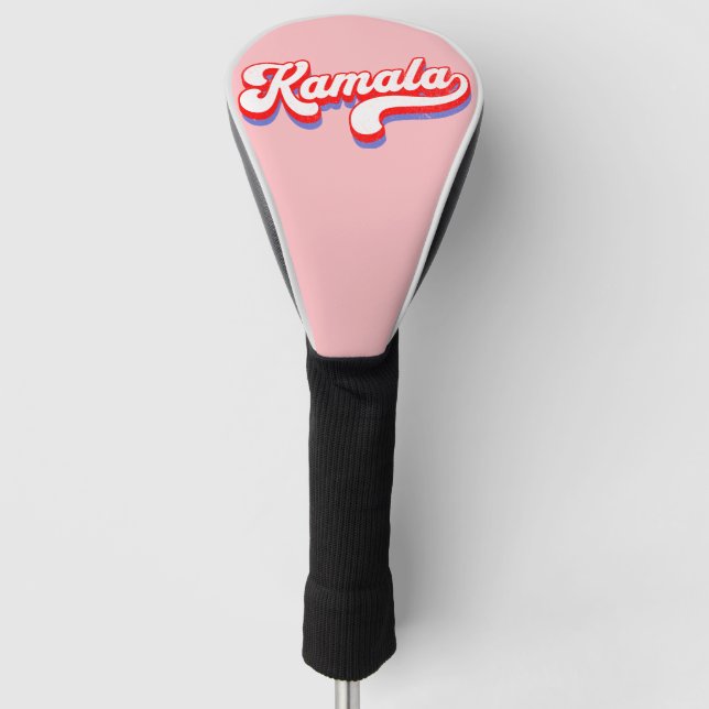 Funda Para Palo De Golf Kamala Harris 2024 Cute Elecciones 2024 Hot Pink (Anverso)