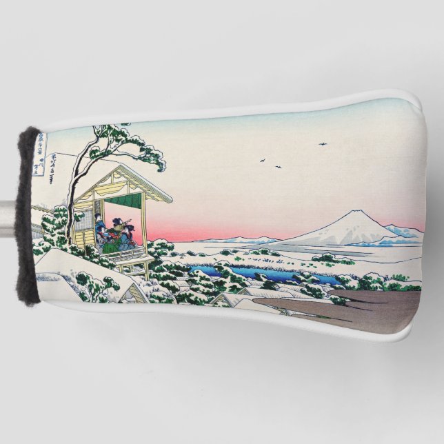 Funda Para Palo De Golf Katsushika Hokusai - Casa de té en Koishikawa (Anverso)