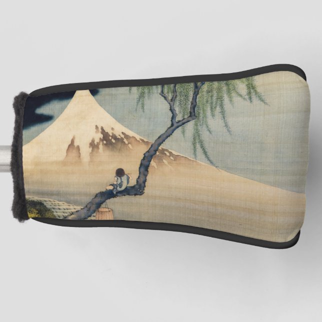 Funda Para Palo De Golf Katsushika Hokusai - Muchacho viendo el Monte Fuji (Anverso)