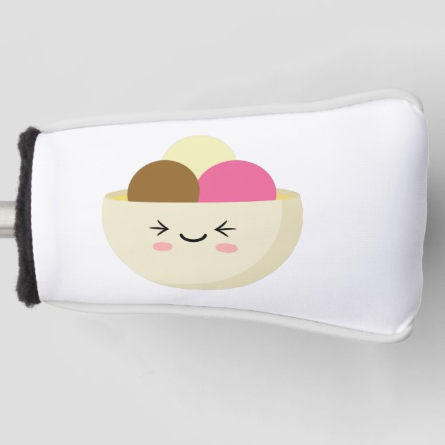 Funda Para Palo De Golf Kawaii Ice Cream (Anverso)