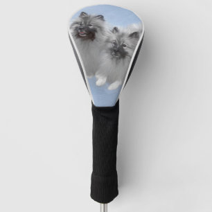 Funda Para Palo De Golf Keeshond Pair de Kees pintura animal original