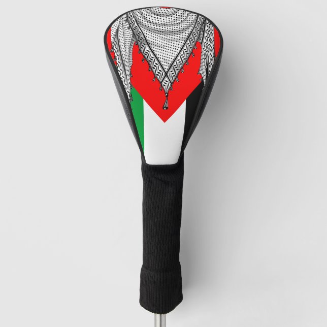 Funda Para Palo De Golf Keffiyeh palestino Scarf tejido tradicional (Anverso)
