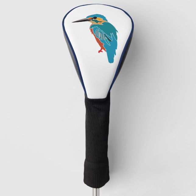 Funda Para Palo De Golf Kingfisher Bird Art (Anverso)