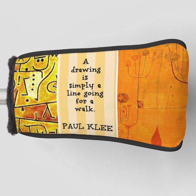 Funda Para Palo De Golf Klee - Cita y pinturas (Anverso)