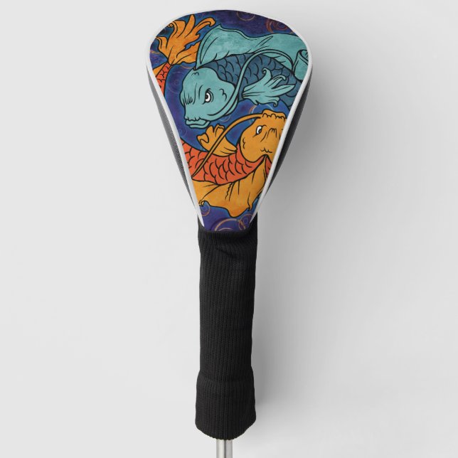 Funda Para Palo De Golf Koi Fish (Anverso)