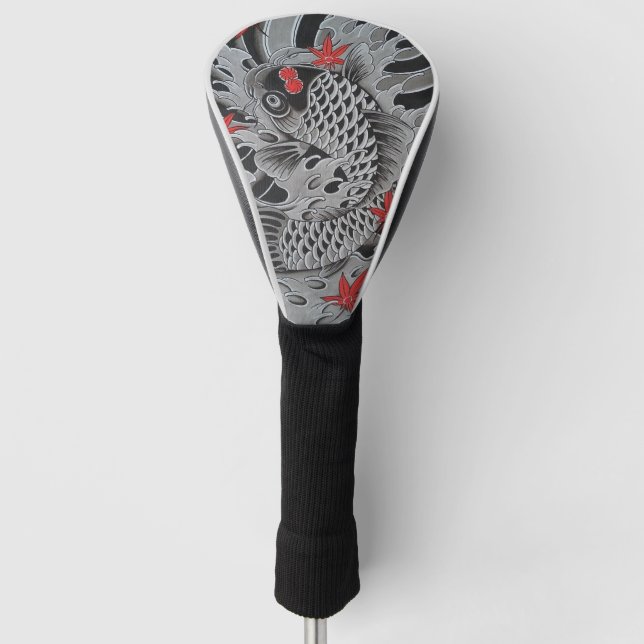 Funda Para Palo De Golf Koi Fish japonés (Anverso)