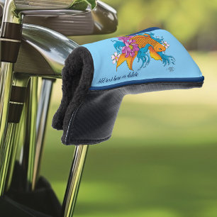 Funda Para Palo De Golf Koi Fish Lotus Cherry Blossoms