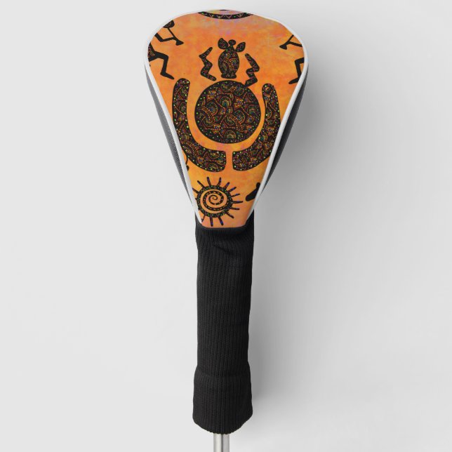FUNDA PARA PALO DE GOLF KOKOPELLI  (Anverso)