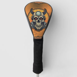 Funda Para Palo De Golf La calavera alada.