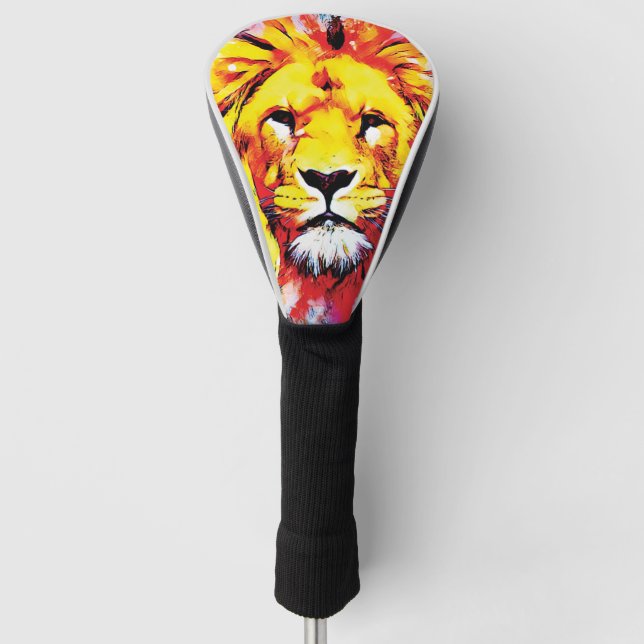 Funda Para Palo De Golf La cara del león  (Anverso)
