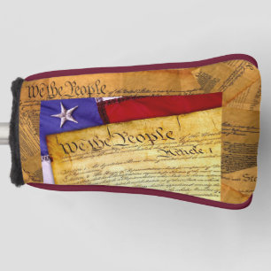 Funda Para Palo De Golf La Constitución Estadounidense Nosotros, El Pueblo