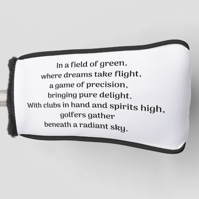 Funda Para Palo De Golf La emoción de Golfer (Anverso)