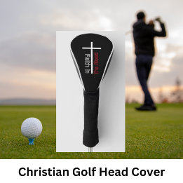 Funda Para Palo De Golf La Fe En La Cruz Cristiana De La Sangre