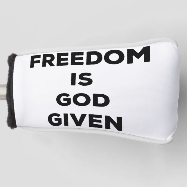 Funda Para Palo De Golf La libertad se da a Dios (Anverso)