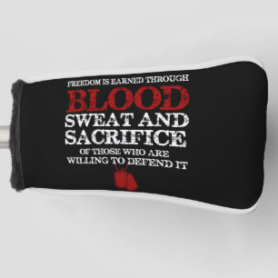 Funda Para Palo De Golf la libertad se gana sudor de sangre y sacrificio d