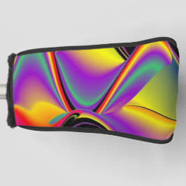 Funda Para Palo De Golf La magia de los colores abstracta el arte pluviomé