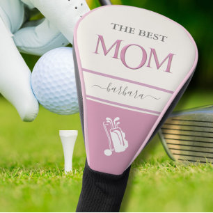 Funda Para Palo De Golf La mejor letra de lavanda rosa con estilo para mam