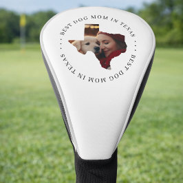 Funda Para Palo De Golf La Mejor Mamá Perro en Texas Foto Personalizada