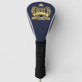 Funda Para Palo De Golf La mejor marina de golf del mundo, azul y oro, 5 e