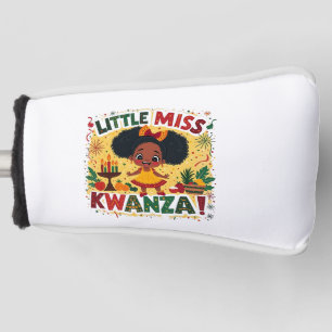 Funda Para Palo De Golf La pequeña Miss Kwanza Afro-American Kwanaz