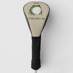 Funda Para Palo De Golf La Rabia Me Consume Rana Estanque Meme Vintage Nat