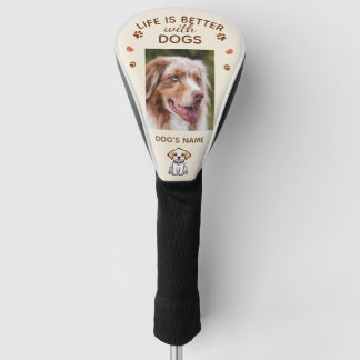 Funda Para Palo De Golf La vida es mejor con los perros - Mascota Personal