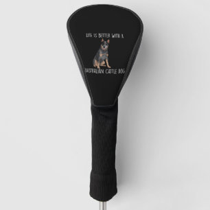 Funda Para Palo De Golf La Vida Es Mejor Con Un Ganado Australiano
