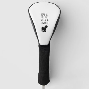 Funda Para Palo De Golf La Vida Es Mejor Con Una Cavapoo