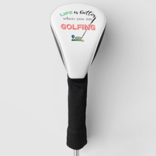 Funda Para Palo De Golf La vida es mejor cuando estás jugando golf, Coto d