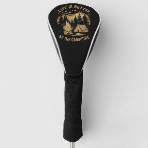 Funda Para Palo De Golf La vida es mejor en el campamento de Camping Campe