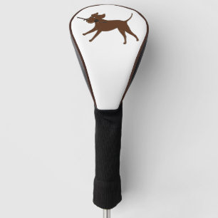 Funda Para Palo De Golf Laboratorio de chocolate LR con palo
