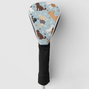 Funda Para Palo De Golf Labradoodle / Goldendoodle Bones y Pastas