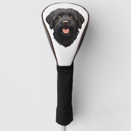 Funda Para Palo De Golf Labradoodle Perro Negro