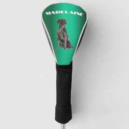Funda Para Palo De Golf Labrador Dog Lover Green Personal