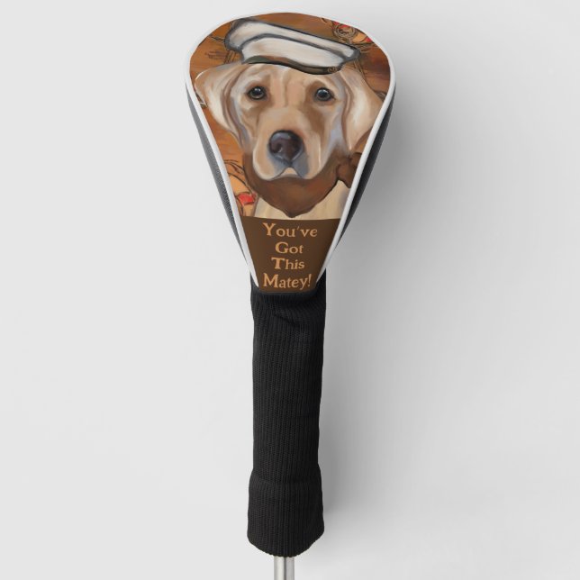 FUNDA PARA PALO DE GOLF LABRADOR RETRIEVER (Anverso)