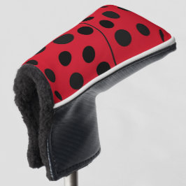 Funda Para Palo De Golf Lady Bug Diseño rojo y negro
