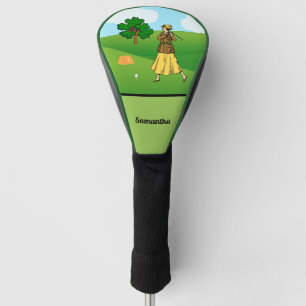 Funda Para Palo De Golf Lady Golfer se prepara para despegar