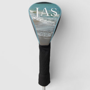 Funda Para Palo De Golf Las olas brillan sobre el océano azul turquesa de