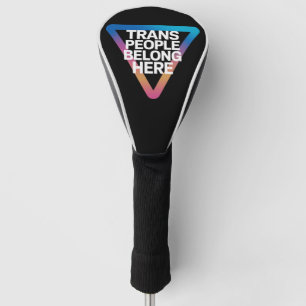 Funda Para Palo De Golf Las personas trans pertenecen Orgullo Derechos gay