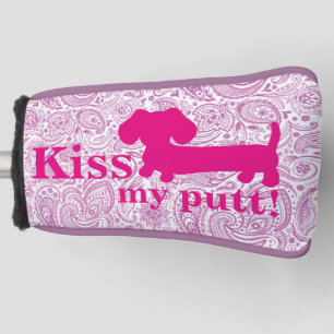 Funda Para Palo De Golf Las señoras besan mi Dachshund fresco de la cabez