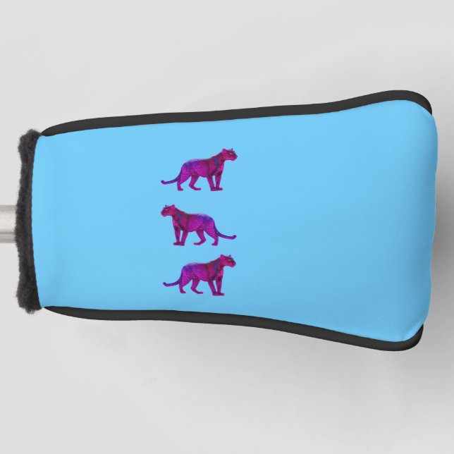 Funda Para Palo De Golf Las verdaderas panteras magenta (Anverso)